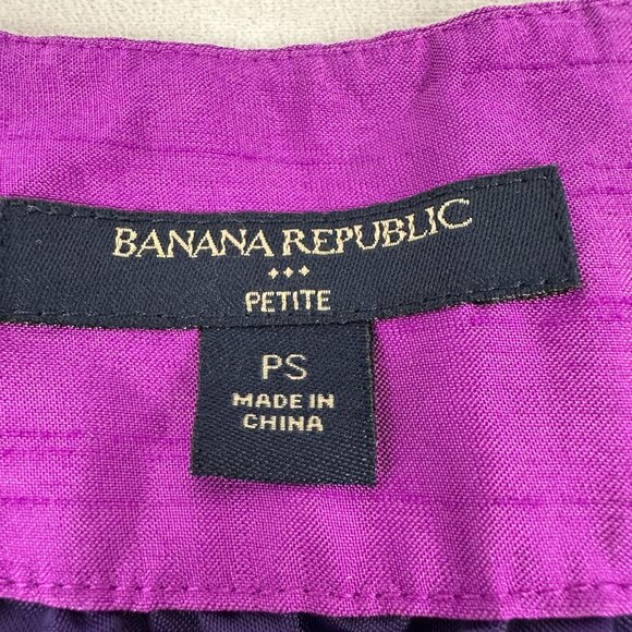 Banana Republic Petite Sleeveless Top With Keyhole Neckline & Tri-Color Design - Picture 5 of 7